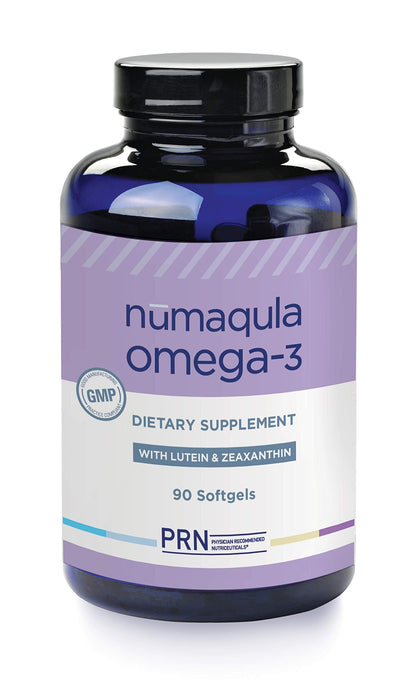 PRN numaqula Omega-3 90 Softgels – DHA 1400mg, EPA 400mg, Lutein & Zeaxanthin