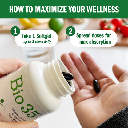 Pro-Biotiks Bio35 / 300 sg Original – Gluten-Free Multivitamin & Mineral Softgels