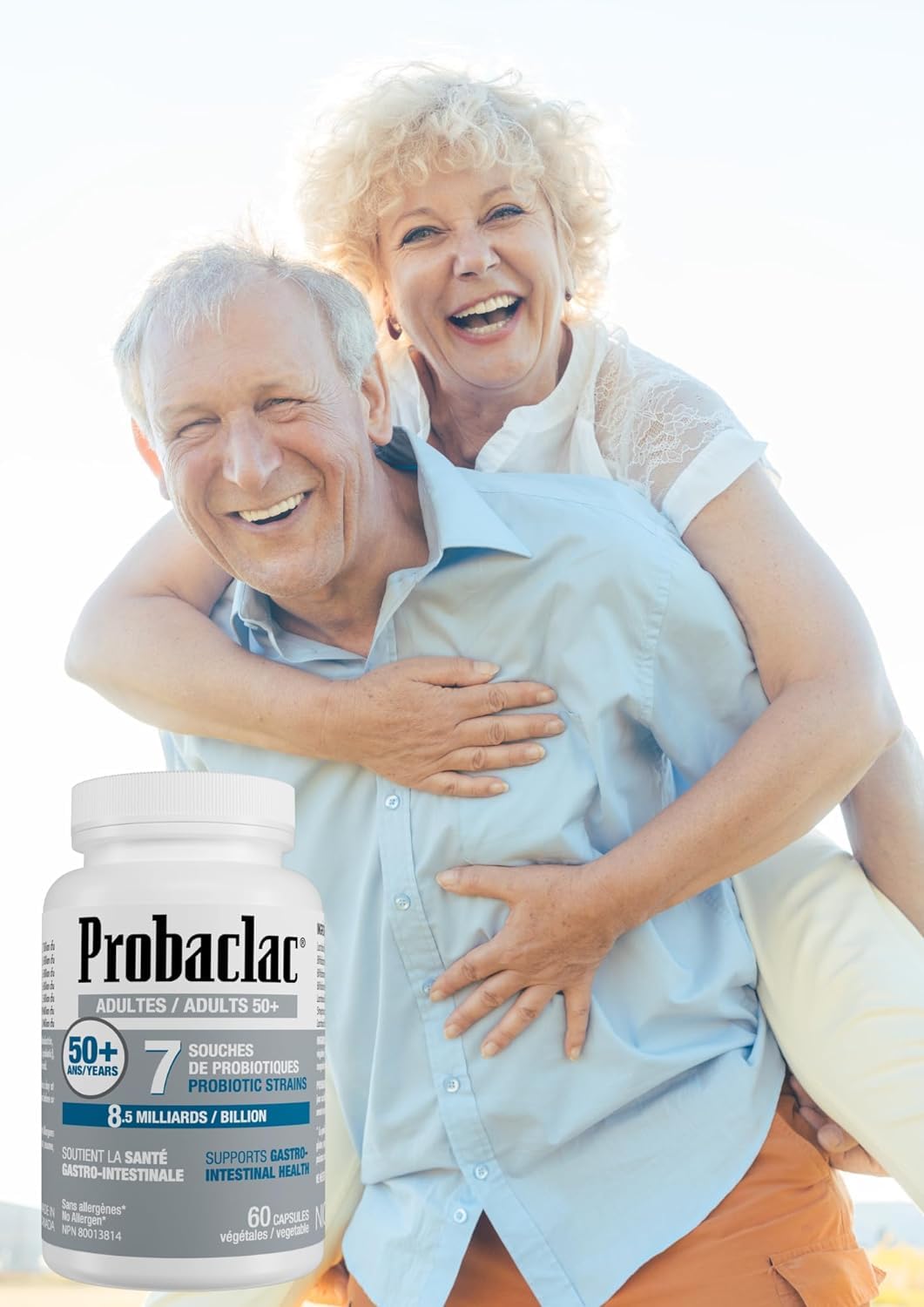 Probaclac Probiotics for 50+ – GI Health & Bloating Relief | 7 Strains