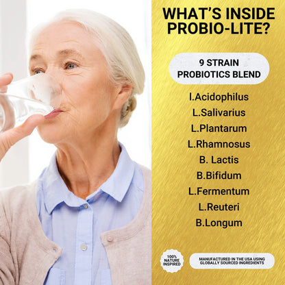 Golden After 50 Probio-Lite – Gut Health & Digestion Support | Probiotics for Men & Women