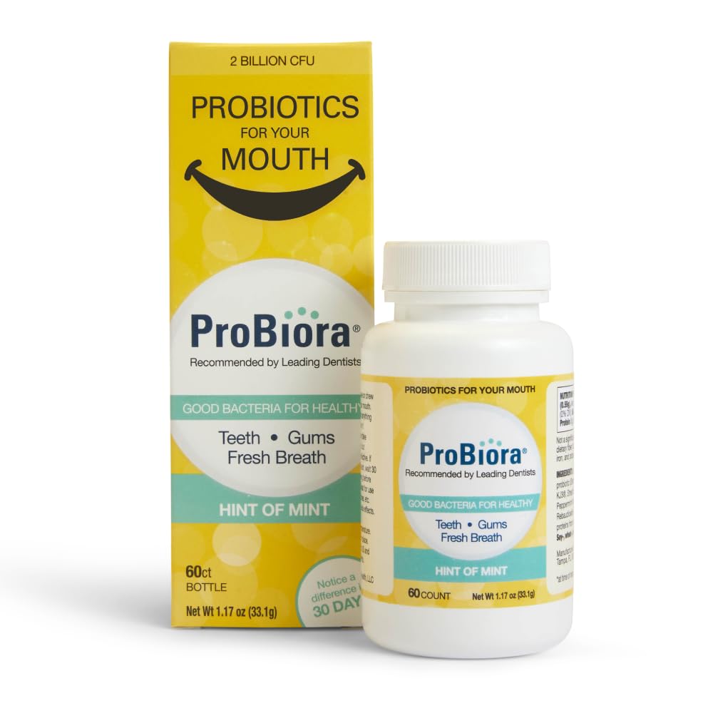 ProBiora Oral-Care Probiotic Tablets – Mint, 60 Count