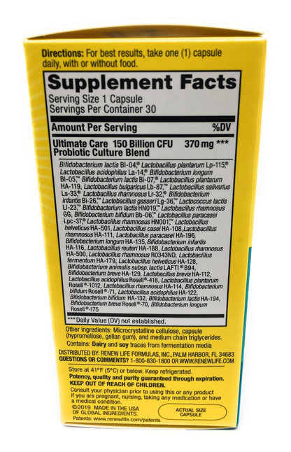 PROBIOTIC 150B ULTMT Care – Probiotic Supplement