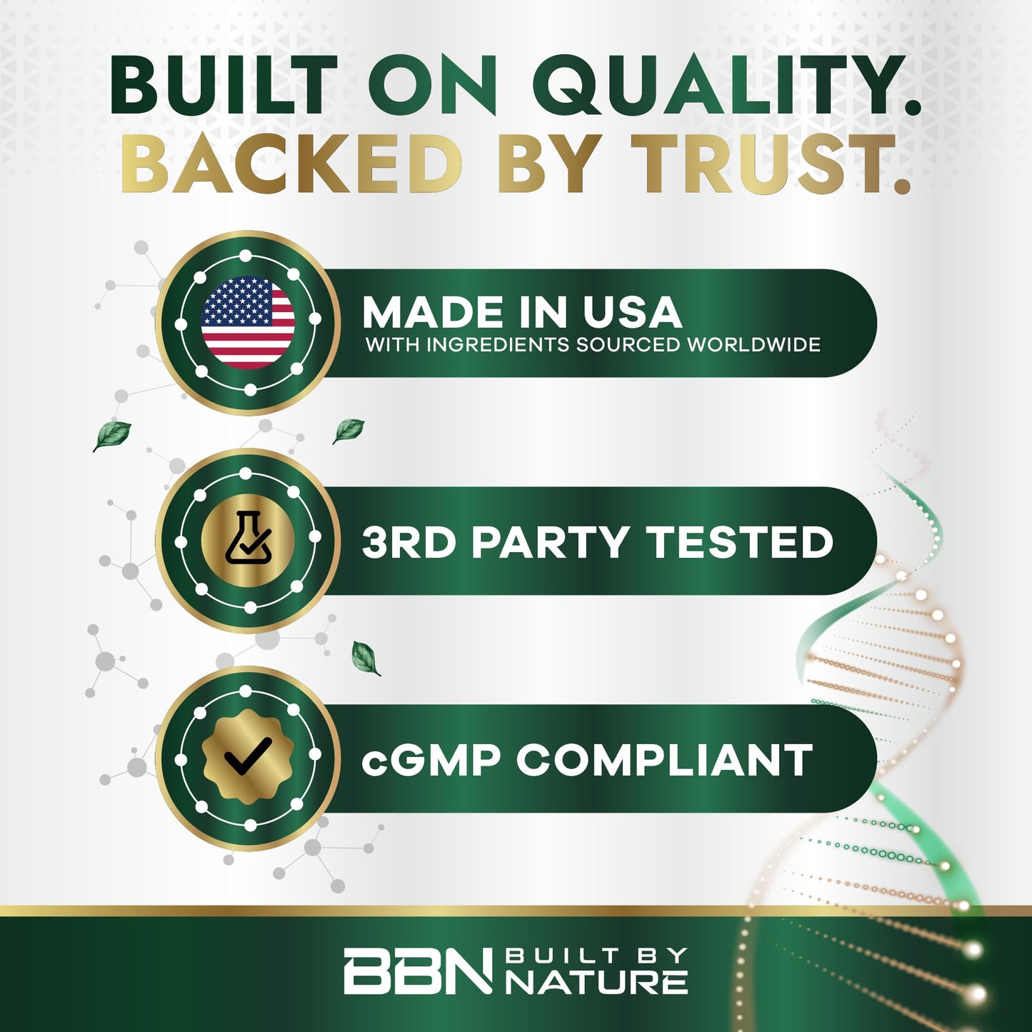 Built by Nature Probiotic 100B CFU – 16 Strains + Prebiotics, 30 Capsules