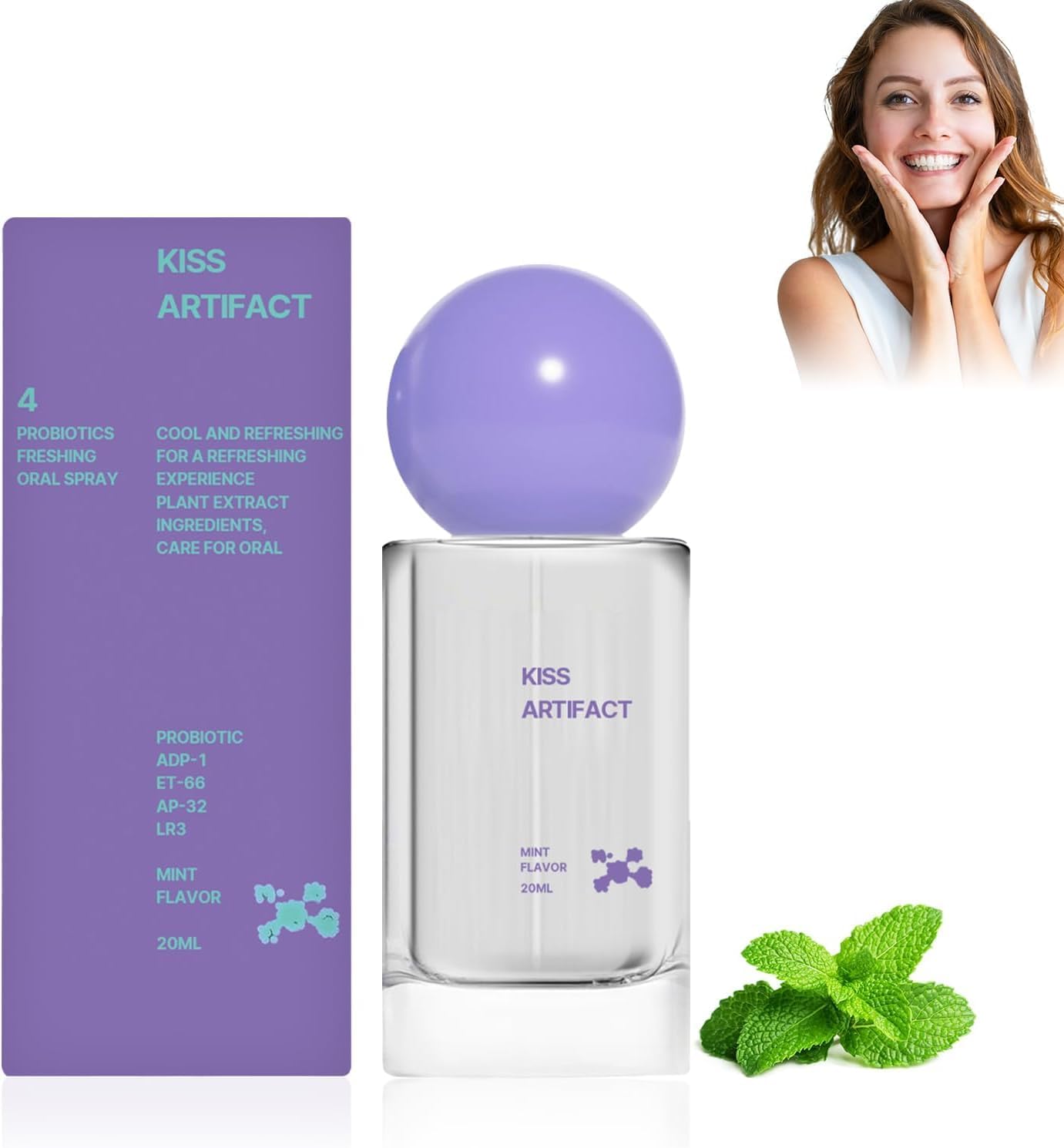 Probiotic Oral Spray – Alcohol-Free, Long-Lasting Freshness, Travel-Size Breath Care