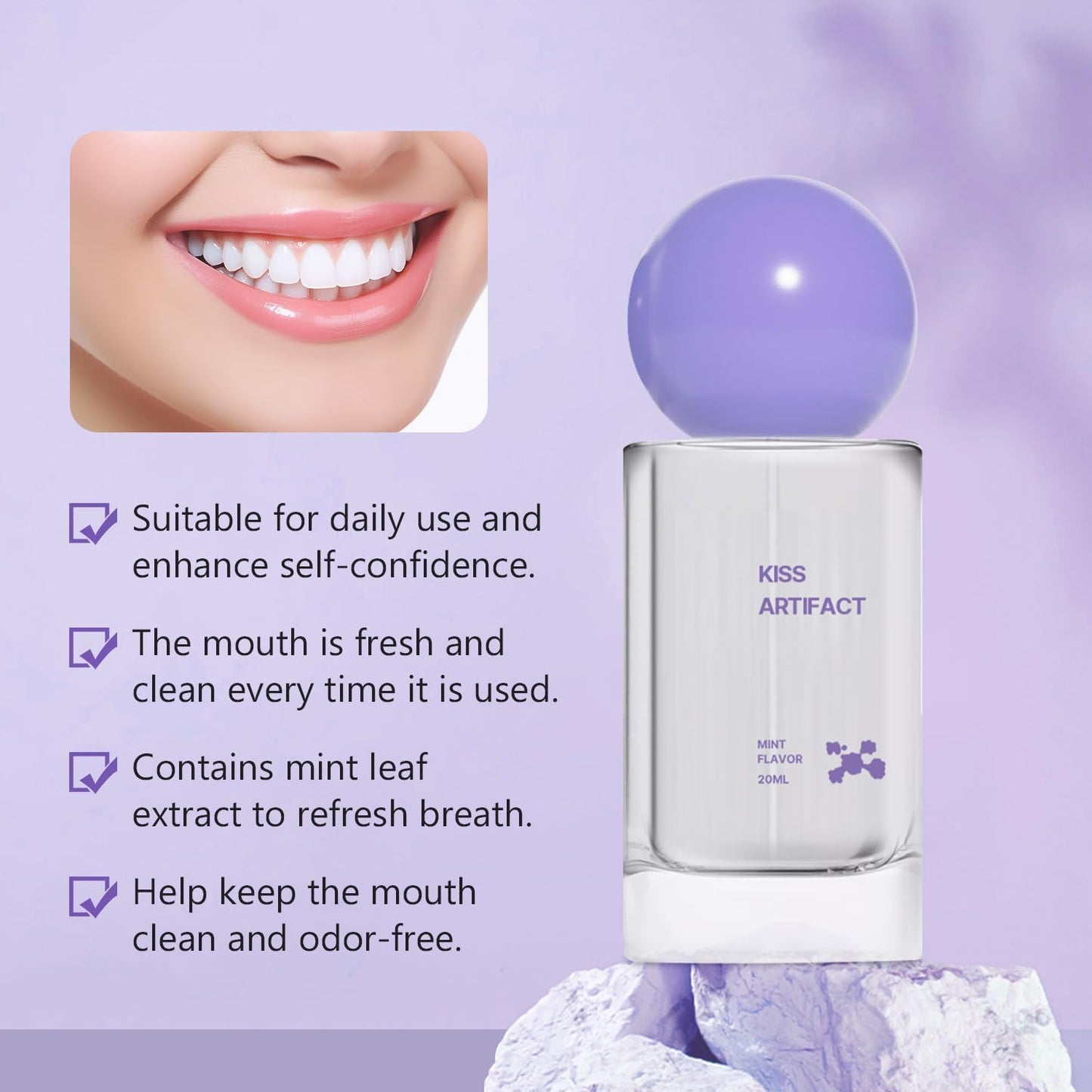 Probiotic Oral Spray – Alcohol-Free, Travel-Size 20ml Breath Care