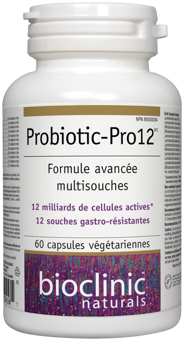 Probiotic Pro 12 60 VegiCaps – 12-Species Probiotic Supplement