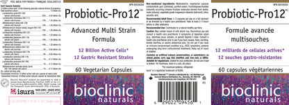 Probiotic Pro 12 60 VegiCaps – 12-Species Probiotic Supplement