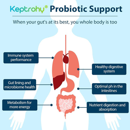 Probiotics for Women & Men | 300B CFU + Organic Prebiotics | 120 Caps
