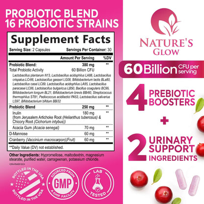 Probiotics For Women 50B CFU – 16 Strains | Digestive & Vaginal Health