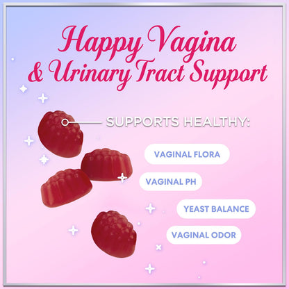 Probiotics for Women Gummies with Cranberry - 3 Billion CFU, 6 Strains