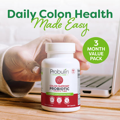 Probulin Colon Support Probiotic - 20B CFU, 90 Vegan Capsules