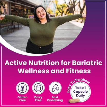 ProCare Health Bariatric Multivitamin 45mg Iron – Once Daily Capsule for Post-Op Support | 90 Capsules, 3-Month Supply