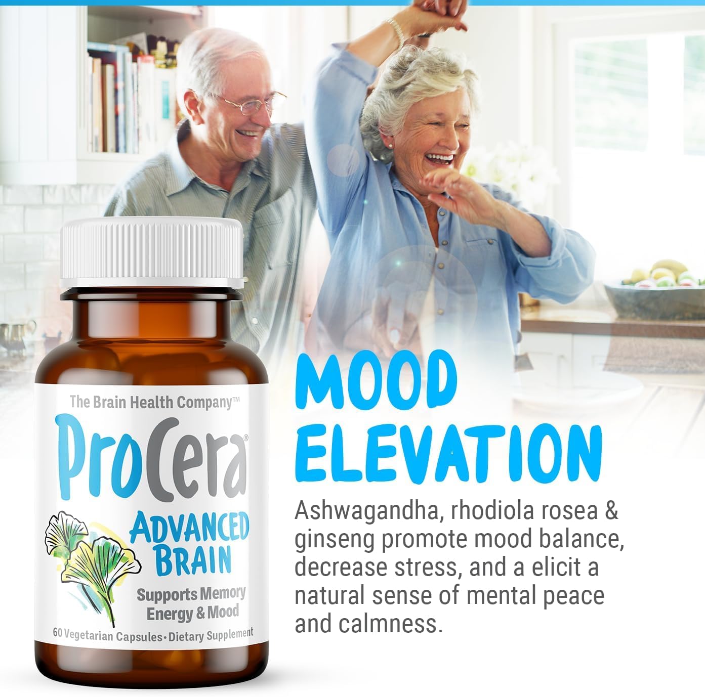 Procera Advanced Brain - Fast Acting (60 Count) | Improve Memory, Focus & Clarity