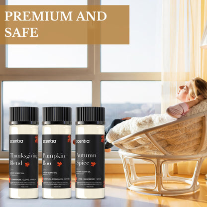 Christmas Fragrance Oil Set – Winter Oils for Diffusers & Candle Making (3×20ml)