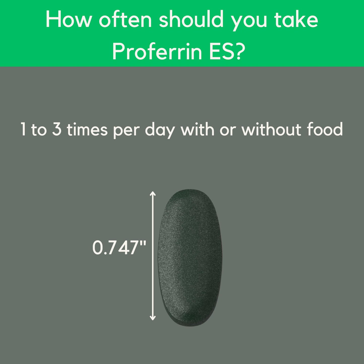 Proferrin ES — 10.5 mg Heme Iron Polypeptide, USA Made, 90 Tablets, Easy on the Gut