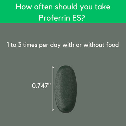 Proferrin ES — 10.5 mg Heme Iron Polypeptide, USA Made, 90 Tablets, Easy on the Gut