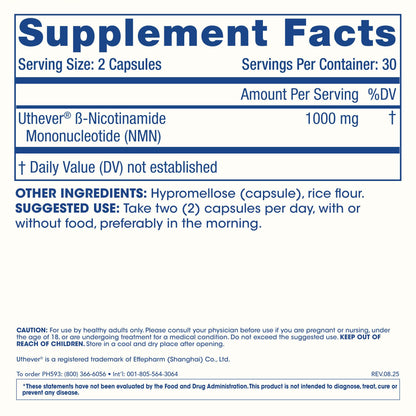 ProHealth NMN Pro 1000 | Clinically Studied Uthever NMN — NAD+ Precursor | USA Made