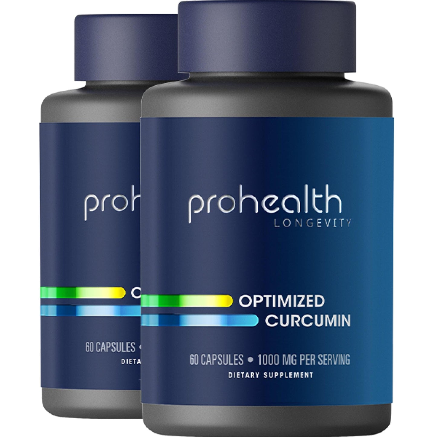 ProHealth Turmeric Curcumin with Longvida — 285x More Bioavailable, 1000 mg/Serving, 2-Pack