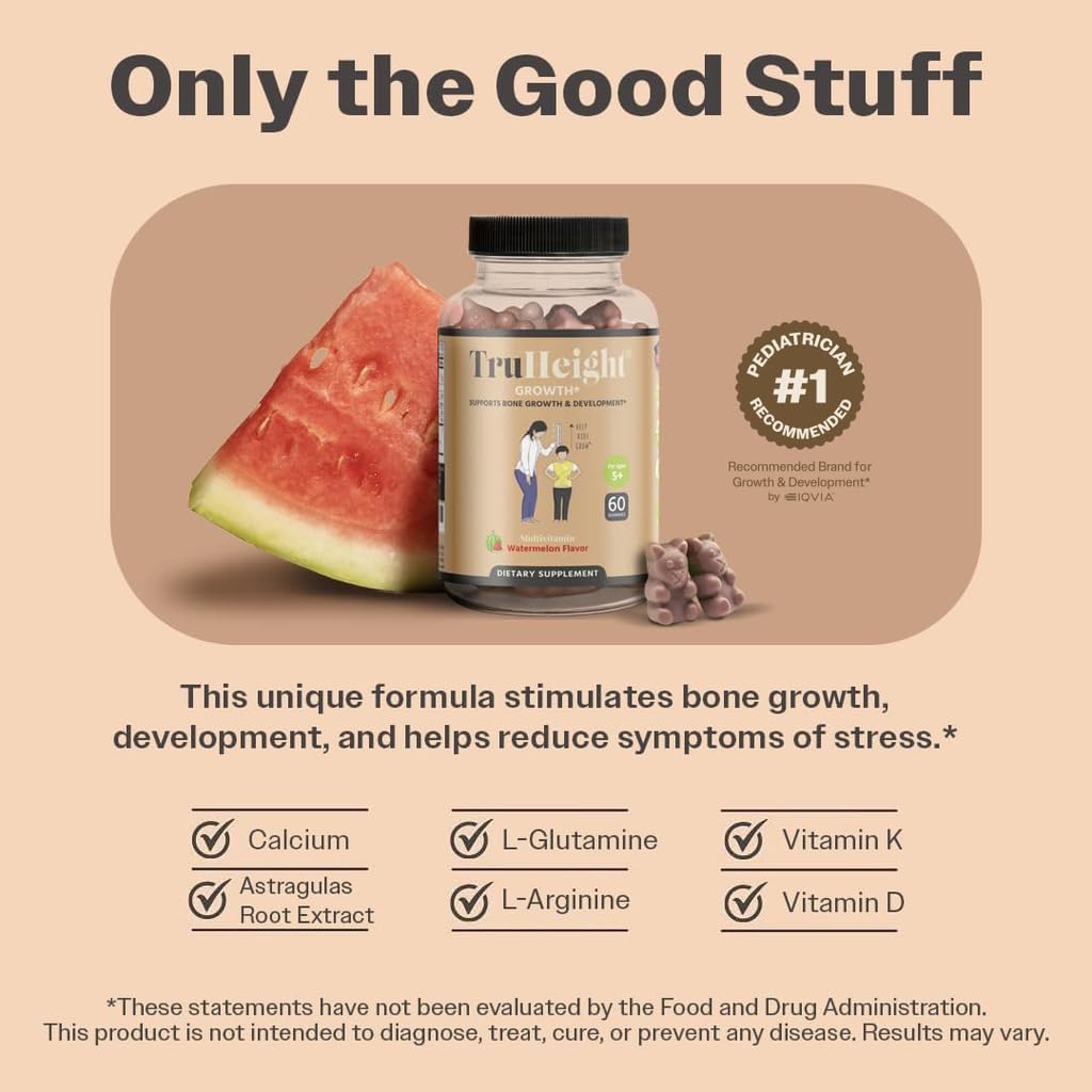 ProHeight TruHeight Growth Gummies – Watermelon for Kids & Teens