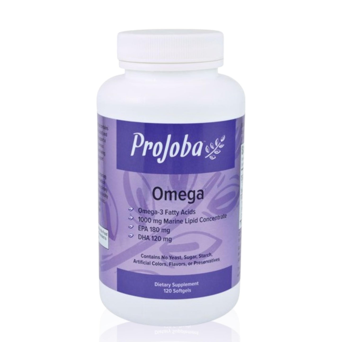 Youngevity Projoba Omega™ 1000 mg Omega-3 – High Potency, 180 EPA / 120 DHA, 120 Softgels (Pack of 2)