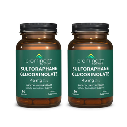 Prominent Nutrition Sulforaphane Glucosinolate Supplement — 45 mg, 2 Pack