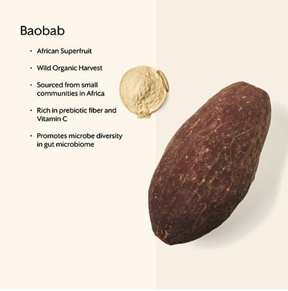 ProMix Nutrition Debloat Prebiotics & Probiotics with Baobab – Vitamin C Rich, Bloating Relief, Immune Support – Orange – 30 Servings (Pack of 30)