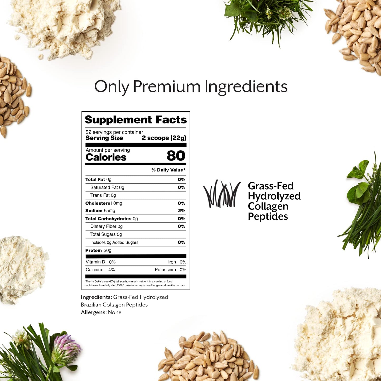 Promix Hydrolyzed Collagen Peptides - Grass-Fed Type I & III, Unflavored, 2 x 2.5 lb | ProMix Nutrition