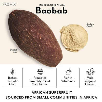 ProMix Nutrition Debloat Prebiotics & Probiotics with Baobab – Vitamin C Rich, Bloating Relief, Immune Support – Orange – 30 Servings (Pack of 30)