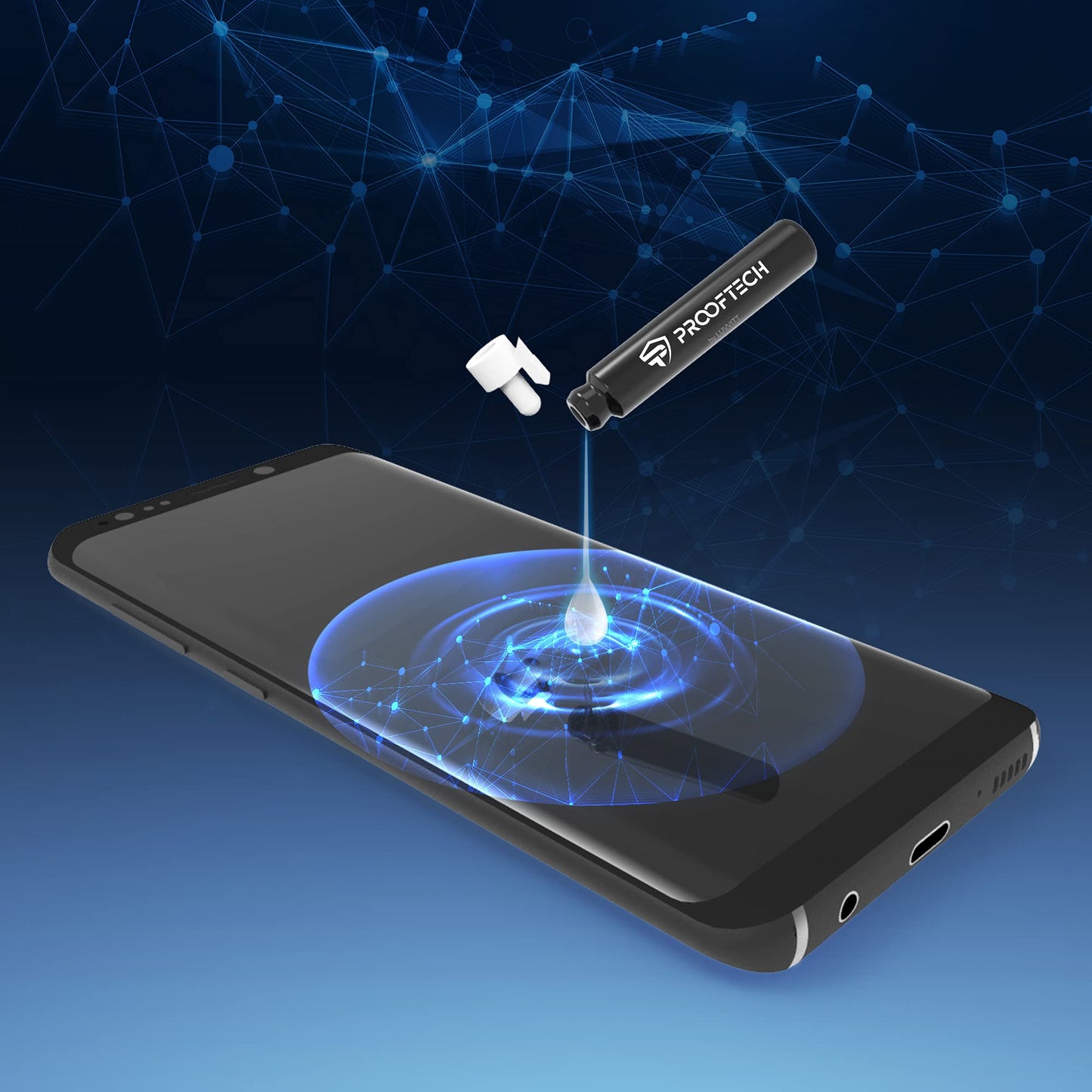 ProofTech OLEOPEL Oleophobic Coating Kit – 3 Applications for All Devices