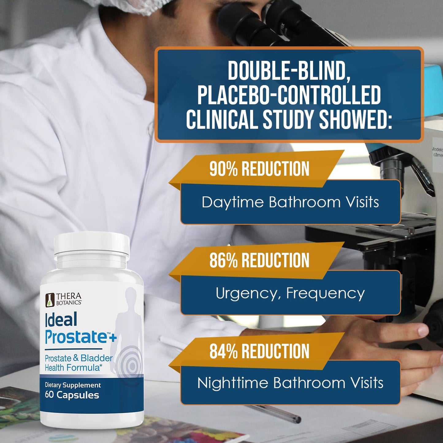 Therabotanics Advanced Men's Prostate Support Plus – Saw Palmetto, Lycopene & Lindera