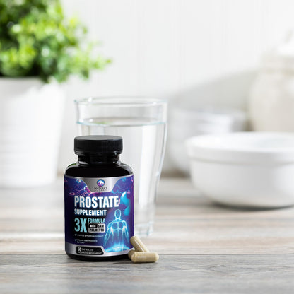 Prostate Health Supplements for Men 1000mg - 3x Strength | Saw Palmetto, Nettle & Pumpkin Seed