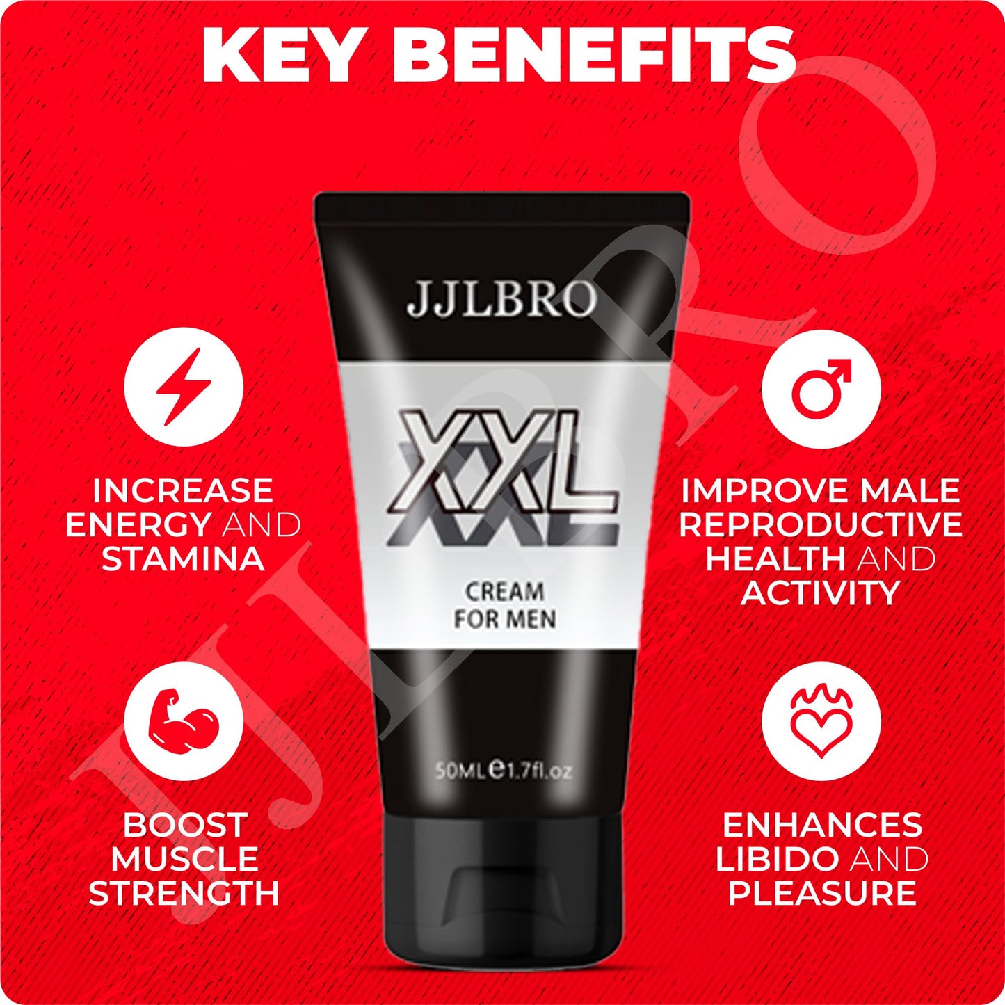 ProStim Extra Strength Enlargement Cream – JJLBRO Huge XXL Gel for Strength & Thickness