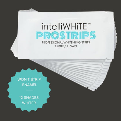 Prostrips: 12 Shades Whiter Teeth - Enamel-Safe Remineralizing Strips (No Sensitivity)
