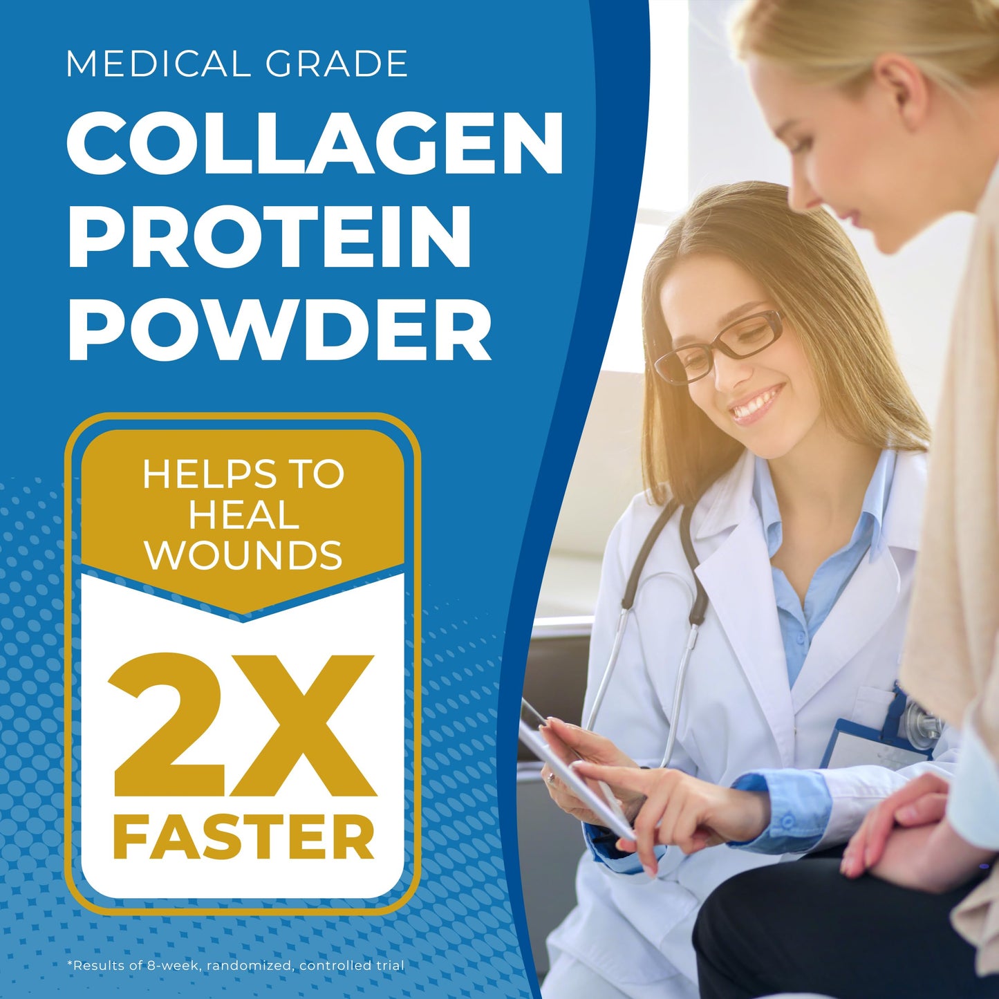 ProT Gold Collagen Protein Powder Vanilla, 23 oz | 30 Servings, 17g Protein, Gluten Free