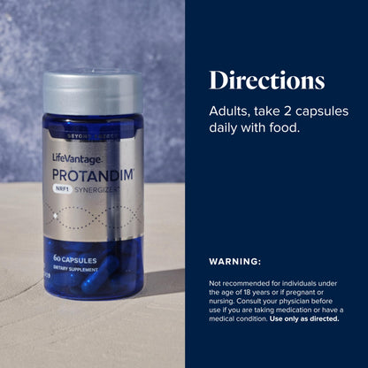 LifeVantage Protandim NRF1 Synergizer – NRF1 Activator for Cellular Health & Mitochondrial Energy (60 Capsules)