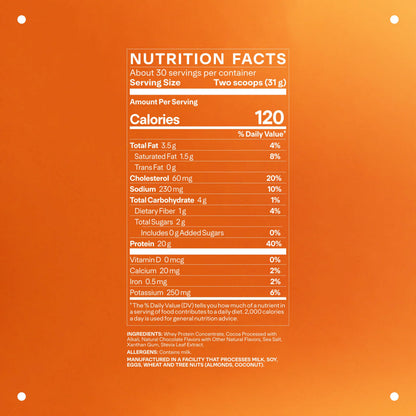 LTH Whey Protein - Grass-Fed Protein Powder with Amino Acids for Lean Muscle & Recovery - Chocolate (30 Servings)