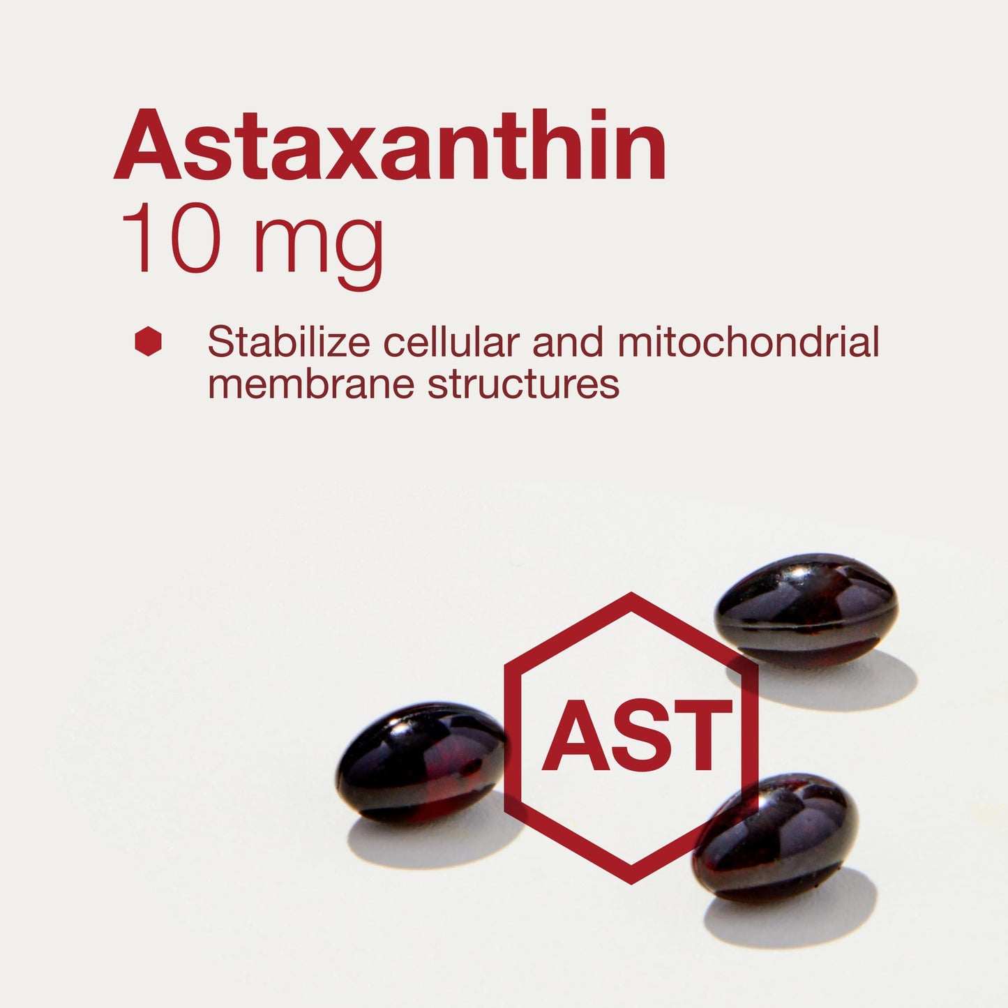 Protocol Astaxanthin 10mg Softgels – Supports Cellular Health* – Non-GMO & Dairy Free – 60 Softgels
