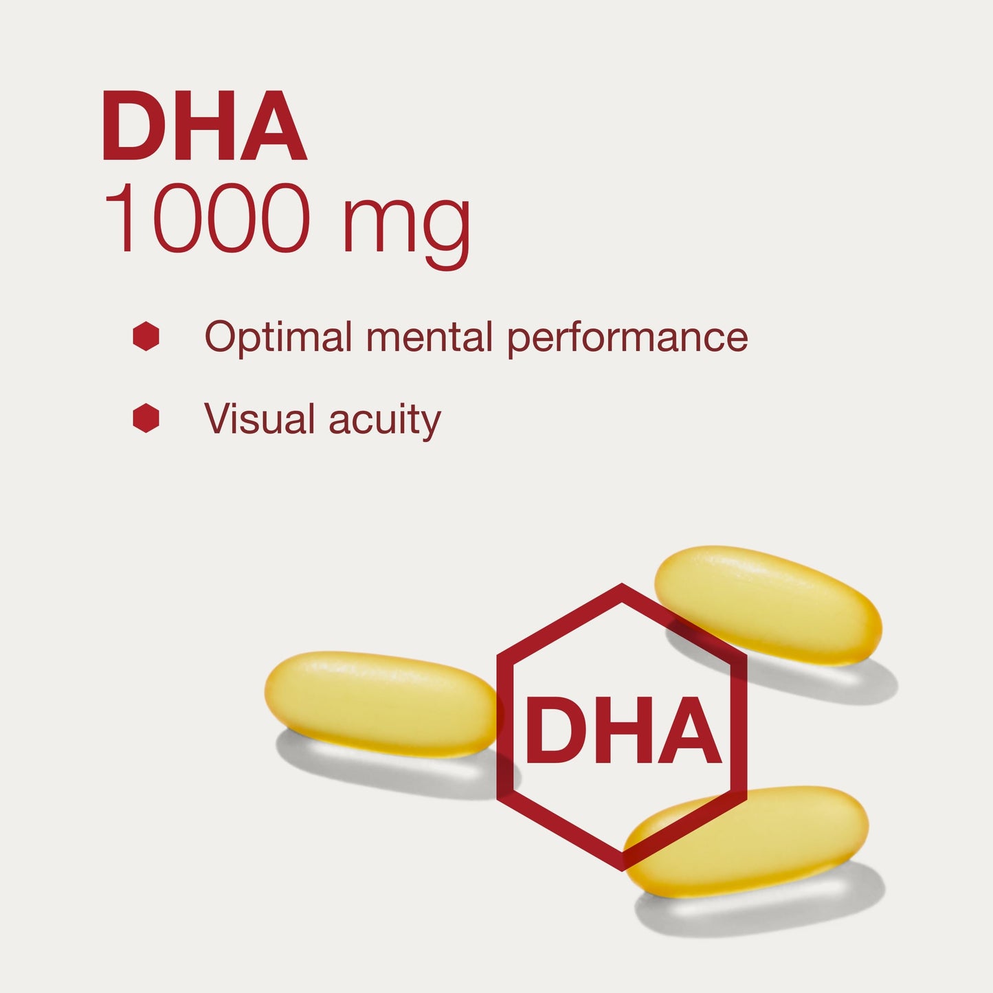Protocol DHA-1,000 Extra Strength DHA 1,000mg Fish Oil – Brain Health & Support | Easy Digestion | Non-GMO & Halal | 90 Softgels