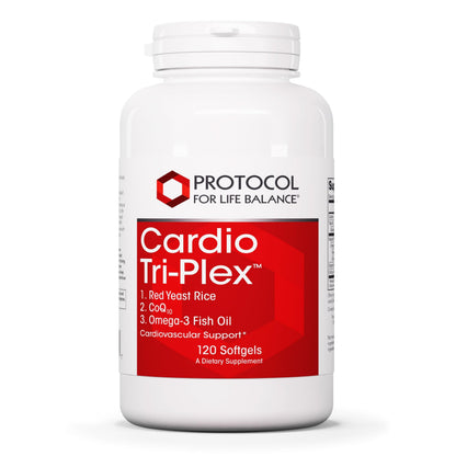 PROTOCOL FOR LIFE BALANCE Cardio Tri-Plex – Red Yeast Rice, CoQ10 & Omega-3 for Heart Health