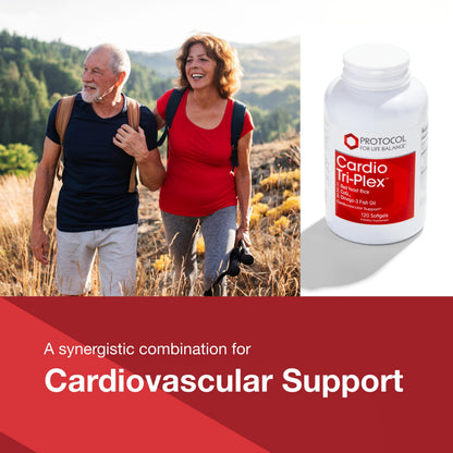 PROTOCOL FOR LIFE BALANCE Cardio Tri-Plex – Red Yeast Rice, CoQ10 & Omega-3 for Heart Health