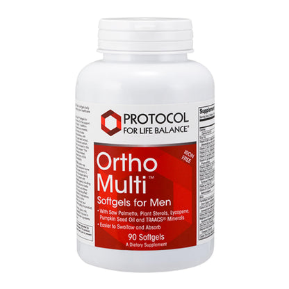 Protocol For Life Balance Ortho Multi Softgels - Men's Prostate Health Multivitamin (90 Softgels)