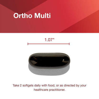 Protocol Ortho Multi: Complete Vitamins & Minerals Complex | Egg Free, Keto Friendly | 90 Softgels