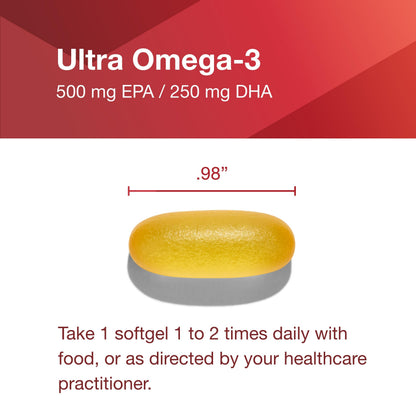 Protocol Ultra Omega-3 500mg EPA / 250mg DHA – Heart & Brain Support | Non-GMO & Halal | 180 Softgels