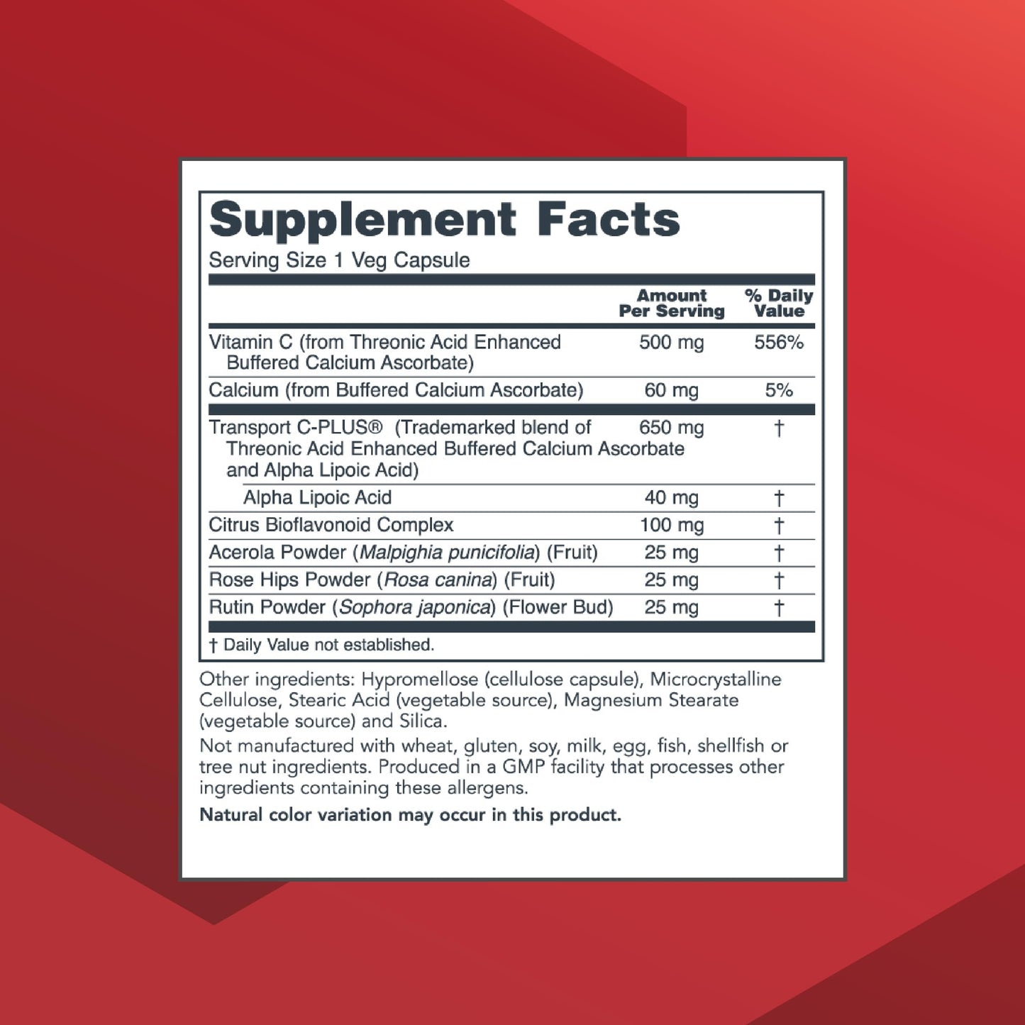 Protocol Protosorb C 500 - Highly Absorbable Vitamin C - for Immune System & Bone Health Supplement* - with Alpha-Lipoic Acid - Buffered, Non-Acidic Vitamin C - 100 Veg Caps