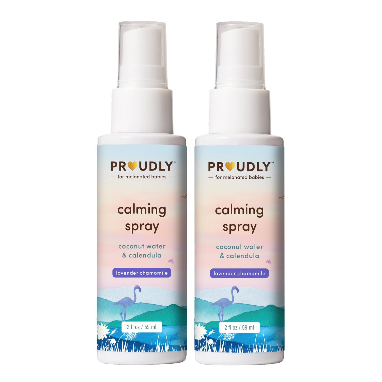 PROUDLY Calming Spray by Gabrielle Union & Dwyane Wade – Baby Room & Linen Mist (2 oz) 2-Pack