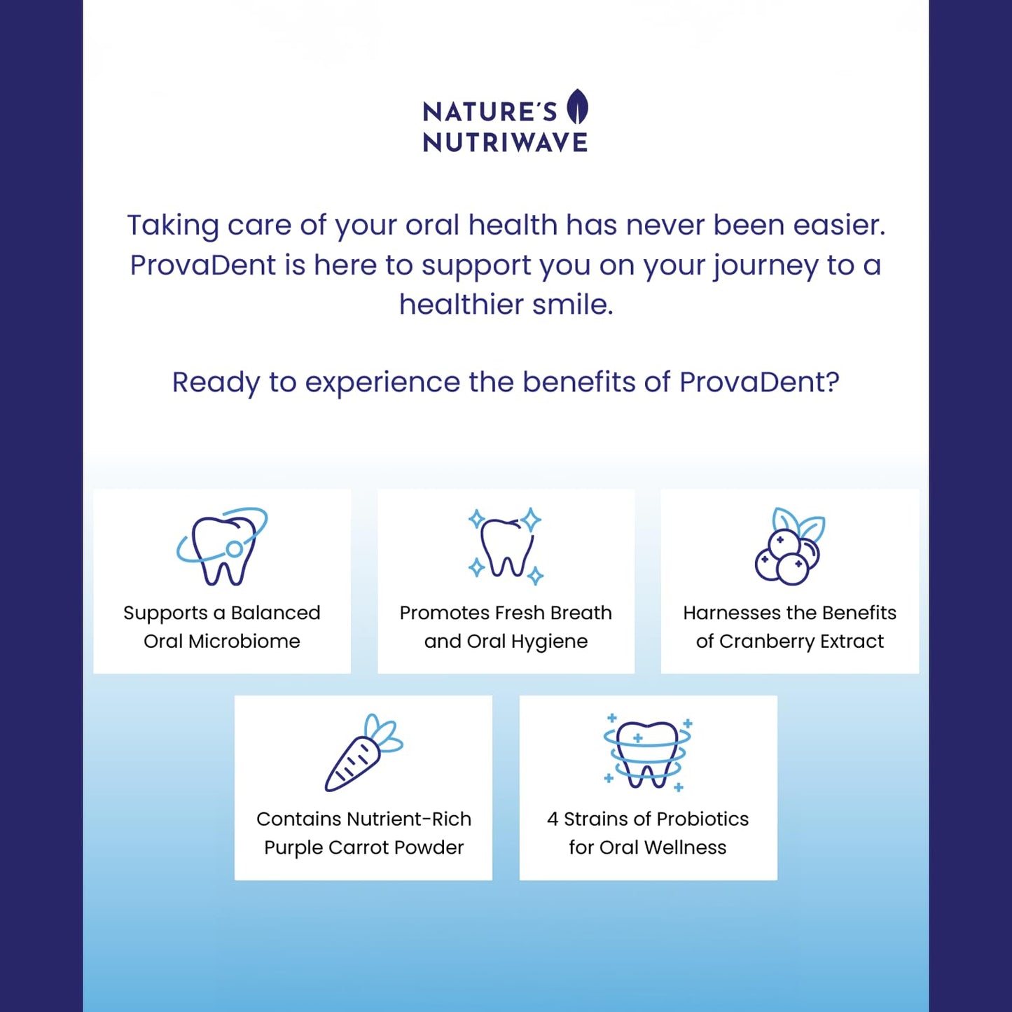ProvaDent Original Formula - Natural Oral Probiotics for Teeth & Gums