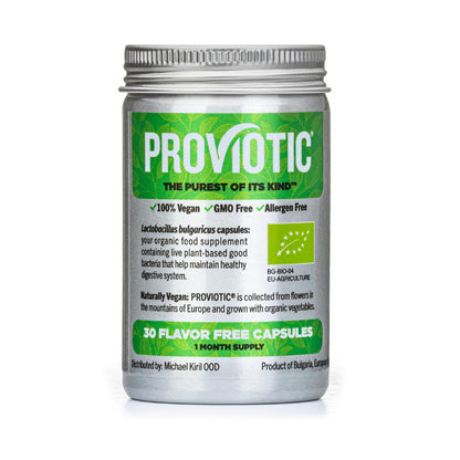 PROVIOTIC Vegan Probiotic Supplement – Patented Digestive Health & Immune Support