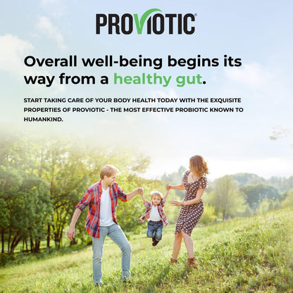 PROVIOTIC Vegan Probiotic Supplement – Patented Digestive Health & Immune Support