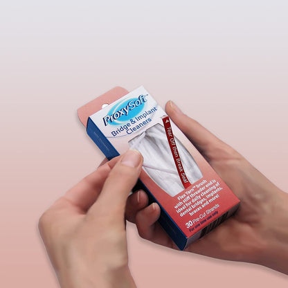 Proxysoft Dental Floss for Bridges & Implants – 6 Packs | Floss Threaders for Bridges, Implants & Braces