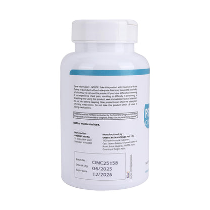 Psyllium Husk Capsules 1500mg | 90 Capsules - Digestive Health & Regularity